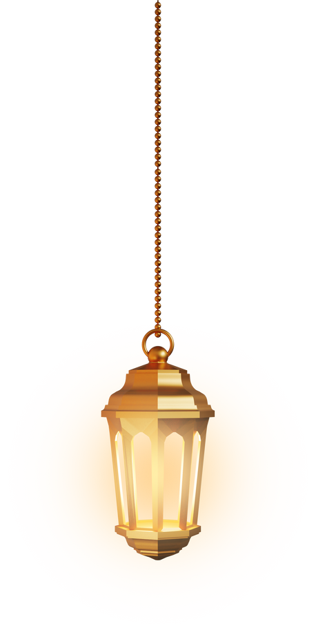 Oriental lamps Islamic Arabic Lantern Icon